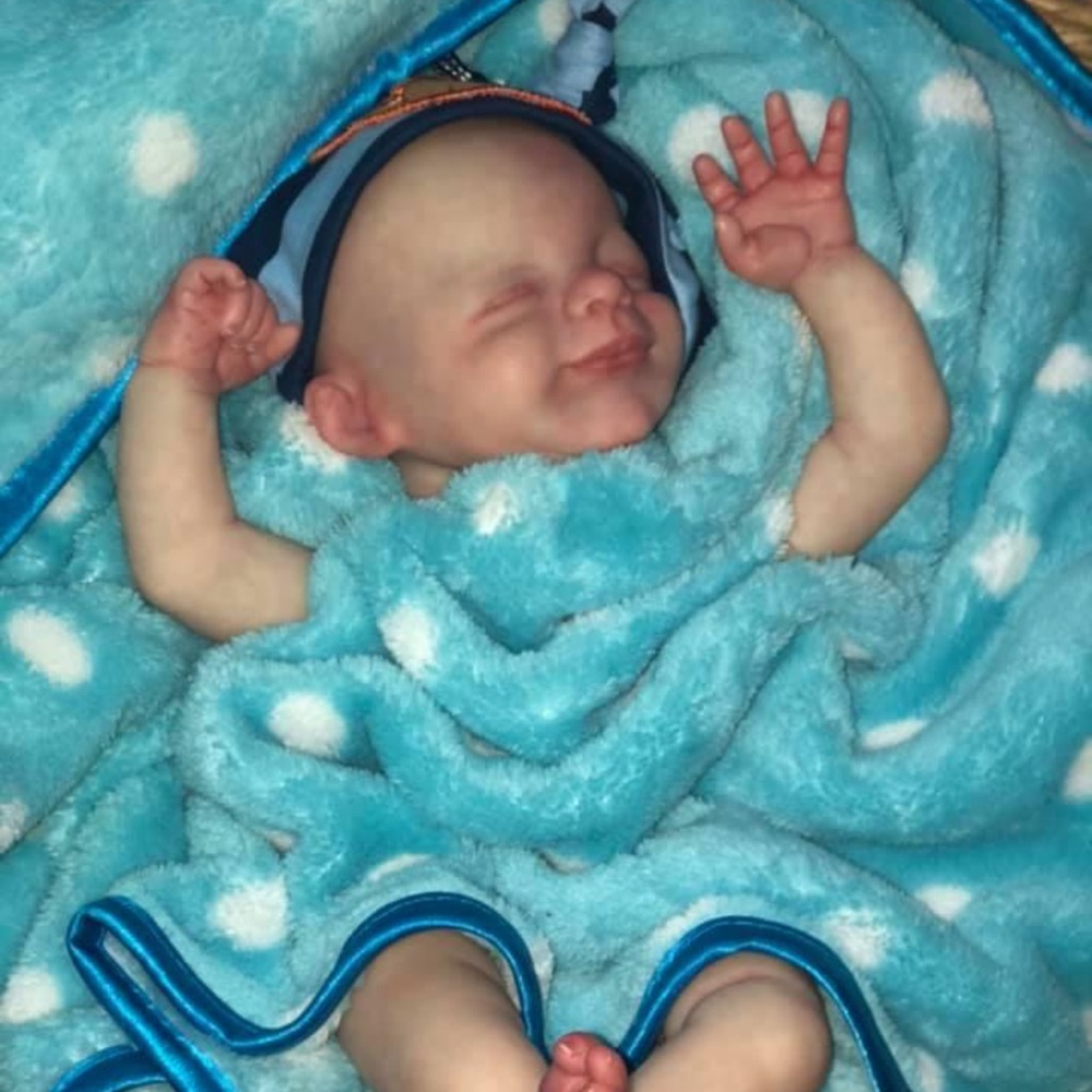 Realborn “Mason” by Jill Millborn. Kept on a shelf and not handled.